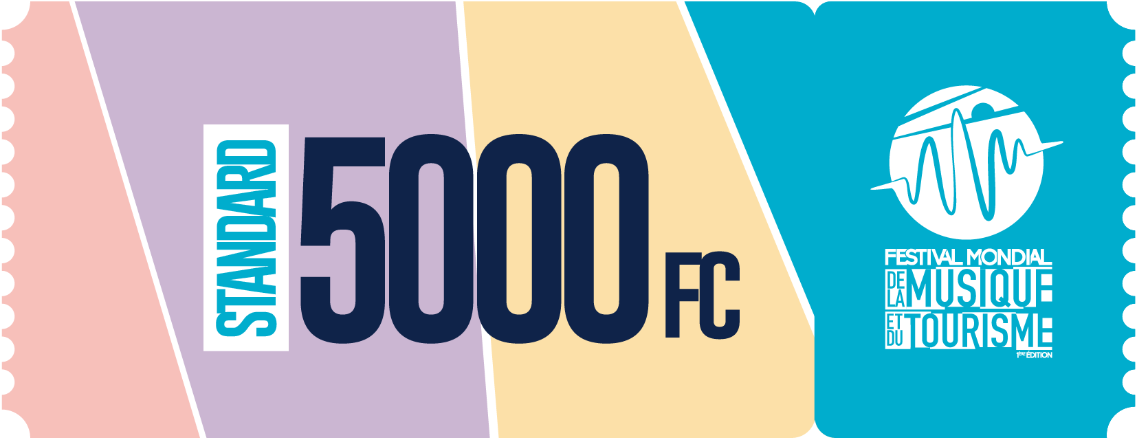 Billet Grand Public - 5,000 FC